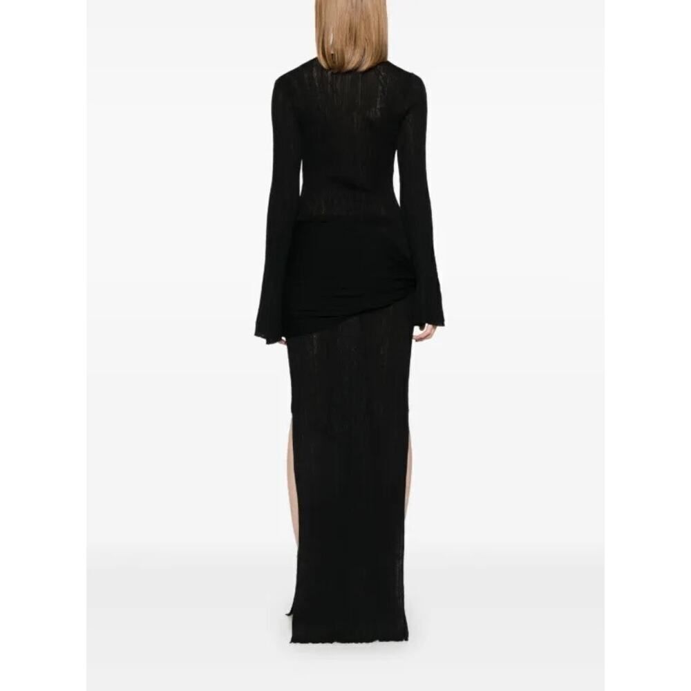 Aya Muse Maia maxi dress black M - Picture 3 of 9